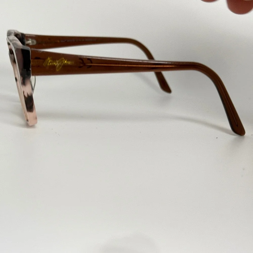 Maui Jim Summer Time MJ 732-09T‎ Pink Tortoise Cat Eye Eyeglasses Frames 54-18